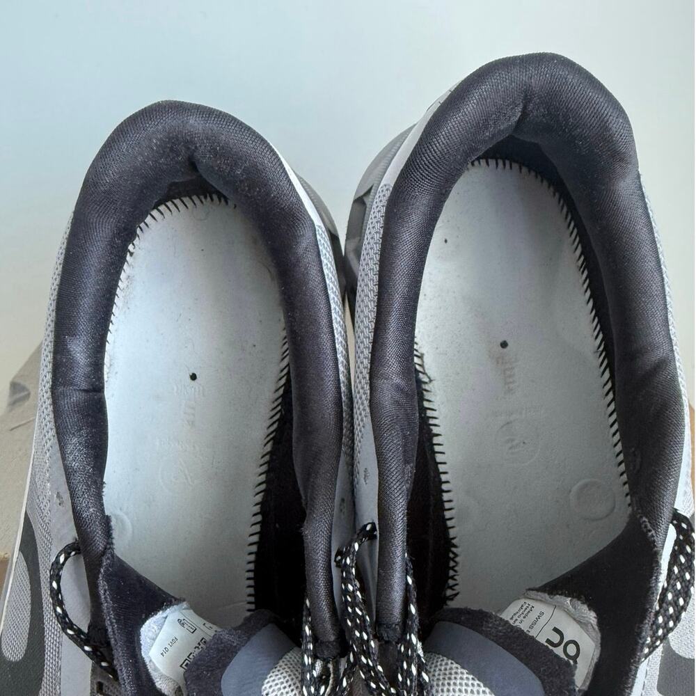 On Cloud Cloudmonster Grey/Black Men Running Sneakers- SZ 10.5 - Picture 6 of 12